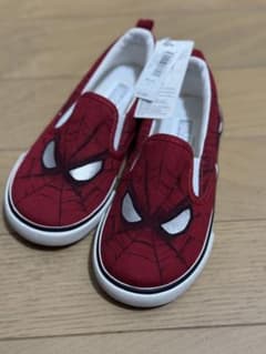 スパイダーマン 赤 スリッポン　16cmのサムネイル
