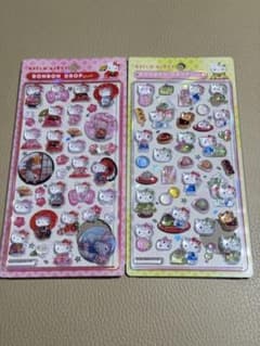 [正規品]ボンボンドロップシール 和柄 キティーのサムネイル