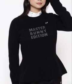 マスターバニー レディース アラン柄 クルーネックニット へプラム 2