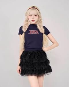 Darich DDロゴベーシックニットトップス　NVYのサムネイル