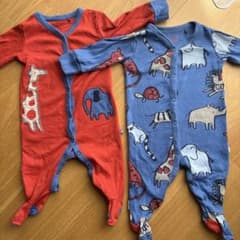 NEXT baby ロンパース 2枚セット 動物柄のサムネイル