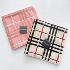新品未使用 】 BURBERRY バーバリー タオルハンカチ 2枚セット ①