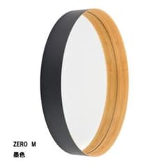 超メルカリ市！TEORI 壁掛けミラー ZERO Mサイズ 墨色 日本製 新品 