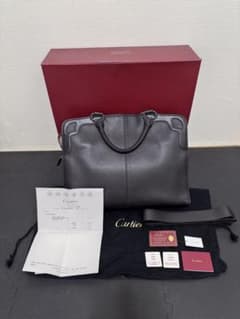 Thumbnail of Cartier L10024 メンズ レザーバック ブリーフケース 鞄