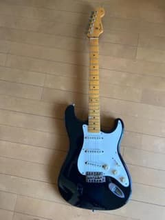 Fender Japan ストラト ST57 黒 メイプル ソフトケース付 - メルカリ