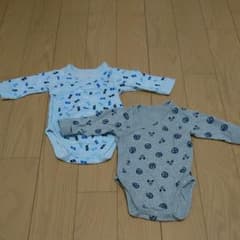 【サイズ60㎝】ユニクロ ミッキー 肌着 2枚セットのサムネイル