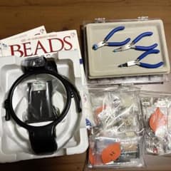 ディアゴスティーニ ビーズアクセサリー 15冊セット売り 拡大鏡つき