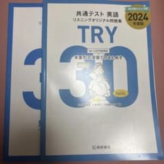 共通テスト 英語 リスニングオリジナル問題集 TRY 2024年度版のサムネイル