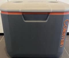 Coleman クーラーボックス グレー×オレンジ　廃盤カラー　USAのサムネイル