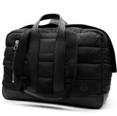 【美品】モンクレール 2way ボストンバッグ ナイロン レザー ブラック 美品】モンクレール 2way ボストンバッグ ナイロン レザー ブラック