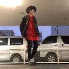 オーバーサイズ‼️ ポリエステル ライダースのサムネイル