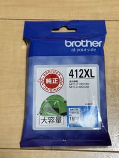 Brother 純正 インクカートリッジ LC412XLC シアンのサムネイル