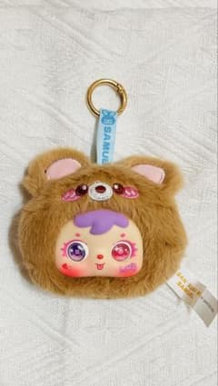 訳あり】SAMUEL サミュエル くま ぬいぐるみ 携帯ミラーキーホルダー