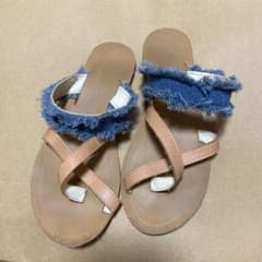 サンダル　デニム柄のサムネイル