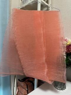 【美品】レディース・子供用 兵児帯（プリーツ・オーガンジー）浴衣・着物用のサムネイル