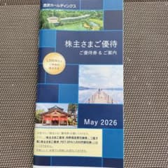 西武ホールディングス 株主優待券 1冊 1000株以上 - メルカリ