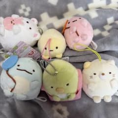 스미코구라시 마스코트 키홀더 6개 세트