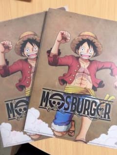 ONE PIECE ワンピース モスバーガー福袋 A4クリアファイル 2枚セットのサムネイル