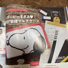 ゼクシィ 2021年3月号　スヌーピーマルチケース＆インデックスのサムネイル