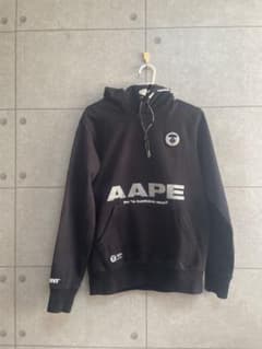 AAPE フード付きパーカー 黒のサムネイル
