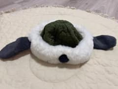 スヌーピー耳付きオリーブグリーン帽子のサムネイル