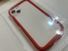 iPhone用クリアケース 赤フレームのサムネイル