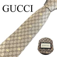 【極美品】GUCCI グッチ ネクタイ GG柄 蜂モチーフ　ビー　現行タグ 極美品】GUCCI グッチ ネクタイ GG柄 蜂モチーフ ビー 現行タグ - メルカリ