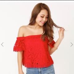 rienda♡︎オフショルトップスのサムネイル