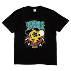 【値下げ】阪神タイガース　KISS×Tigers Tシャツ（パンクトラッキー）Lのサムネイル