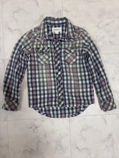 【DIESEL】 チェック柄 長袖シャツ 100cm 秋冬服 キッズ 平成のサムネイル