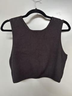 H&M Black Crossback Tank Top, Size M