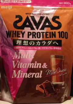 [KR]ザバス ホエイプロテイン100 ミルクショコラ風味 900g 이미지