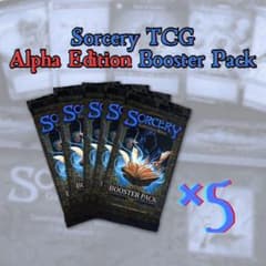 【残りわずか】Sorcery TCG 未開封ブースターパック α版 5パック 残りわずか】Sorcery TCG 未開封ブースターパック α版 5パック - メルカリ