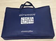 airweave ピローソフト 保証書・収納バッグ付き ほぼ未使用/保証書付き】エアウィーヴ ピロー ソフト - メルカリ