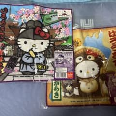 ハローキティ ご当地ハンカチ 2枚セット 奈良 滋賀 - メルカリ