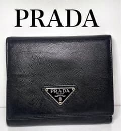 PRADA ブラック 三つ折り財布のサムネイル