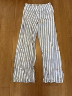 ZARA キッズ ストライプ ロングパンツ 156cmのサムネイル