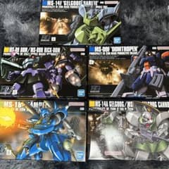 ガンプラ HG ジオン軍モビルスーツ 5種セット 未組立のサムネイル