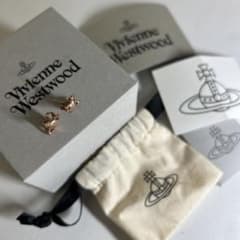 ひ*こ様 Vivienne Westwood ピアス FARAH ピンクゴールドのサムネイル