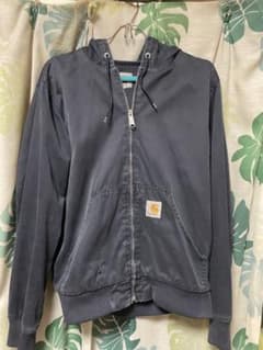 Carhartt アクティブジャケット ネイビー M フェード ダック地 古着のサムネイル