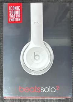 未開封 Beats Solo2 ホワイト 有線ヘッドホン B0518のサムネイル