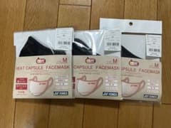YONEX ヒートカプセルフェイスマスク ブラック Mサイズのサムネイル