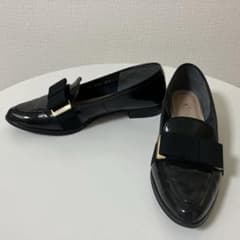 DIANA ブラックリボンローファー　25cm DIANA ローファー ブラック 25cm - メルカリ