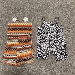 女の子用 ベビー水着 2点セットのサムネイル