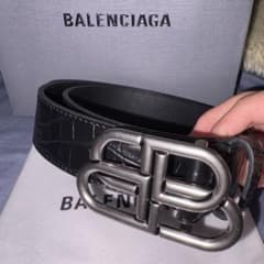 BALENCIAGA CROCODILE BELT - メルカリ