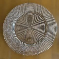 ガラス製 渦巻き模様 プレート 皿30cmのサムネイル