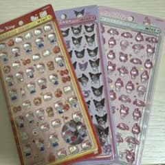 [正規品]ボンボンドロップシールミニ サンリオ3種類セットのサムネイル