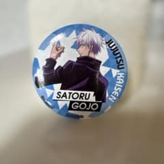 주술회전 Satoru Gojo 피규어 캔 배지 캔 3점 세트