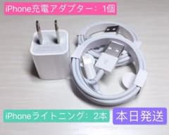 1 개 Apple 순정 품질 전원 어댑터 충전기와 2 개 iPhone 번개 케이블