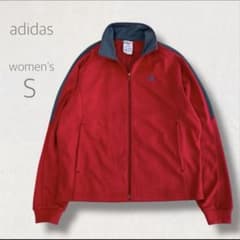adidas CLIMA365 女性用ジャージジャケット S 赤のサムネイル